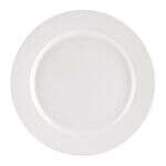 C.A.C. MLRN-16, 10.5-inch White Melamine Round Plate, DZ