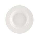 C.A.C. MLRN-3, 10 Oz 9-inch White Melamine Rim Soup Plate, DZ