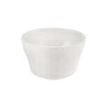 C.A.C. MLRN-4, 8 Oz 4-inch White Melamine Bouillon Cup, DZ