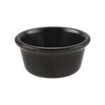C.A.C. MRKF-6-BLK, 6 Oz 3.8-inch Black Melamine Ramekin, DZ