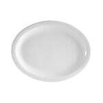 C.A.C. NCN-13, 11.5-Inch Porcelain Oval Platter with Narrow Rim, DZ