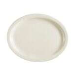 C.A.C. NRC-14, 13.5-Inch Porcelain Oval Platter with Narrow Rim, DZ