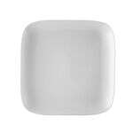 C.A.C. OXF-C6, 6.5-Inch Porcelain Coupe Square Plate, 3 DZ/CS