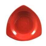 C.A.C. P-77-R, 22 Oz 10.5-Inch Stoneware Red Triangular Pasta Bowl, DZ