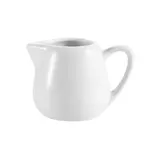 C.A.C. PC-406, 6 Oz 3-Inch Porcelain Milk Creamer with Handle, 3 DZ/CS