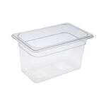 PCFP-Q6, 6-inch Deep 1/4 Size Clear Polycarbonate Food Pan