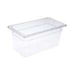 C.A.C. PCFP-T6, 6-inch Deep 1/3 Size Clear Polycarbonate Food Pan