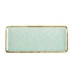 C.A.C. PMS-RT13-G, 12-Inch Porcelain Light Green Rectangular Platter, DZ
