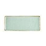 C.A.C. PMS-RT41-G, 14-Inch Porcelain Light Green Rectangular Platter, DZ