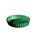 C.A.C. QCD-5-G, 5.5 Oz 5-Inch Porcelain Green Round Quiche Dish, 2 DZ/CS