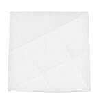 C.A.C. QZT-6, 6-Inch Porcelain Crystal Square Plate, 3 DZ/CS