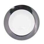 C.A.C. R-120-BLK, 26 Oz 12-Inch Stoneware Black Pasta Bowl, DZ