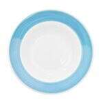 C.A.C. R-120-BLU, 26 Oz 12-Inch Stoneware Blue Pasta Bowl, DZ