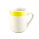 C.A.C. R-17-Y, 8 Oz 3.12-Inch Stoneware Yellow Tierra Mug, 3 DZ/CS