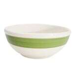 C.A.C. R-18-G, 15 Oz 5.87-Inch Stoneware Green Nappie Bowl, 3 DZ/CS