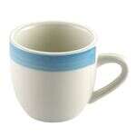 C.A.C. R-35-BLU, 3.5 Oz 2.5-Inch Stoneware Blue A.D. Cup, 3 DZ/CS