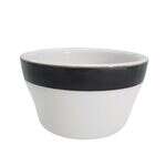 C.A.C. R-4-BLK, 7.25 Oz 4-Inch Stoneware Black Bouillon Cup, 3 DZ/CS