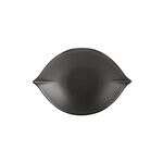 C.A.C. RFR-LFD12, 13.5 Oz 10.62-Inch Stoneware Dark Green Leaf Dish, DZ