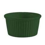 C.A.C. RKF-1-G, 1 Oz 2.25-Inch Stoneware Green Fluted Ramekin, 4 DZ/CS