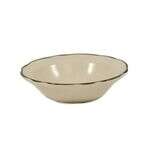 C.A.C. SC-10B, 11 Oz 6.75-Inch Stoneware Black Band Grapefruit Dish, 3 DZ/CS