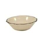 C.A.C. SC-11B, 5 Oz 4.75-Inch Stoneware Black Band Fruit Dish, 3 DZ/CS