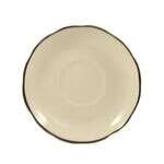 C.A.C. SC-36B, 4.5-Inch Stoneware Black Band Saucer for SC-35B Cup, 3 DZ/CS