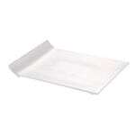 C.A.C. SF-P13, 12-Inch Porcelain Rectangular Flat Platter, DZ