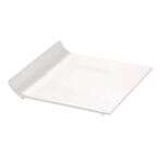 C.A.C. SF-P16, 10-Inch Porcelain Square Flat Plate, DZ