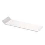 C.A.C. SF-P61, 16x5x1.75-Inch Porcelain Long Flat Tray, DZ