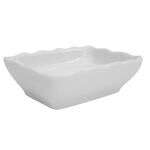 C.A.C. SHA-32A, 3.62-Inch Porcelain Sauce Dish, 4 DZ/CS