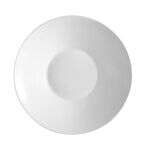 C.A.C. SHA-CR21, 11-Inch Porcelain Round Coupe Salad Plate, DZ