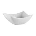 C.A.C. SHA-Q4, 3-Inch Porcelain Square Dish, 4 DZ/CS