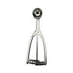 C.A.C. SICD-100S, 0.38 Oz Stainless Steel Squeeze Handle Disher