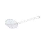 C.A.C. SKMS-7R, 6.5-inch Nickel-Plated Metal Round Mesh Skimmer