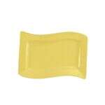 C.A.C. SOH-14-Y, 13.5-Inch Stoneware Yellow Rectangular Platter, DZ