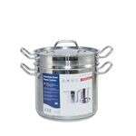 C.A.C. SPDB-8, 8 Qt Stainless Steel Pasta Cooker Set