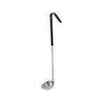 C.A.C. SSLD-10BK, 1 Oz Stainless Steel One-Piece Ladle with Black Handle