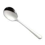 C.A.C. SSLS-8, 8.5-inch Stainless Steel Serving Spoon with Round Edge, DZ