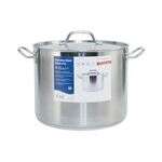 C.A.C. STKP-25, 25 Qt Stainless Steel Stock Pot with Lid