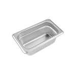 C.A.C. STPN-23-2, 2.5-inch Stainless Steel 1/9 Size 23 Gauge Anti-Jam Steam Table Pan