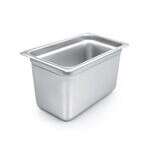 C.A.C. STPQ-25-6, 6-inch Stainless Steel 1/4 Size 25 Gauge Anti-Jam Steam Table Pan