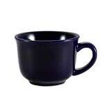 C.A.C. TG-1-CBU, 7.5 Oz 3.5-Inch Porcelain Cobalt Blue Tall Cup, 3 DZ/CS