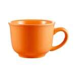 C.A.C. TG-1-TNG, 7.5 Oz 3.5-Inch Porcelain Tangerine Tall Cup, 3 DZ/CS