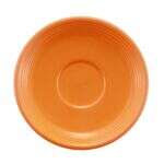 C.A.C. TG-2-TNG, 6-Inch Porcelain Tangerine Saucer for TG-1-TNG Cup, 3 DZ/CS