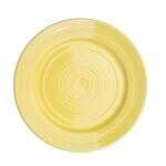 C.A.C. TG-21-SFL, 12-Inch Porcelain Sunflower Plate, DZ