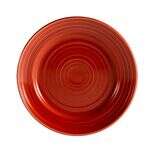 C.A.C. TG-6-R, 6.5-Inch Porcelain Red Plate, 3 DZ/CS