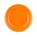 C.A.C. TG-8-TNG, 9-Inch Porcelain Tangerine Plate, 2 DZ/CS