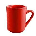 C.A.C. TM-8-R, 8 Oz 3.12-Inch Porcelain Red Tierra Mug, 3 DZ/CS
