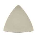 C.A.C. TRG-7, 7-Inch Porcelain White Triangular Flat Plate, 3 DZ/CS