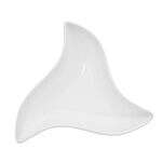 C.A.C. TUP-W3, 6 Oz 6-Inch Porcelain Wavy Bowl, 3 DZ/CS